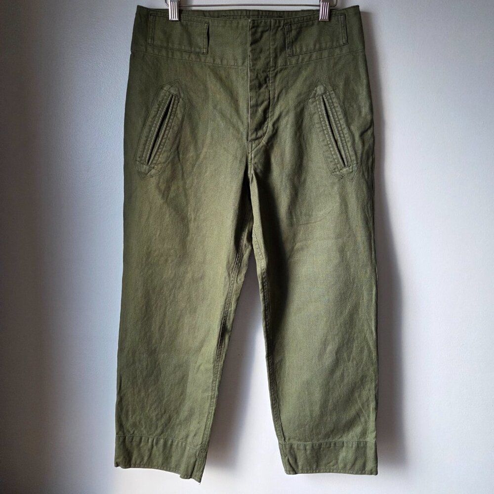 EUC LIKE NEW ISABEL MARANT ETOILE MADE IN POLAND ARMY GREEN CHINO PANTS SIZE S